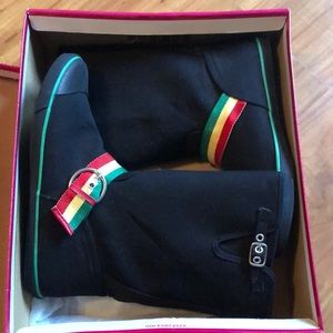 Black Rasta Boots